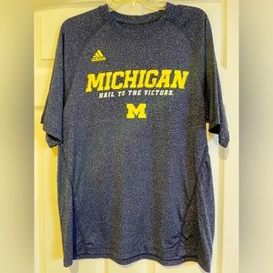 Michigan Adidas Climalite tee